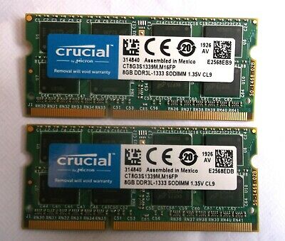 crucial 8gb ddr3l-1333 sodimm memory for mac ct8g3s1339m